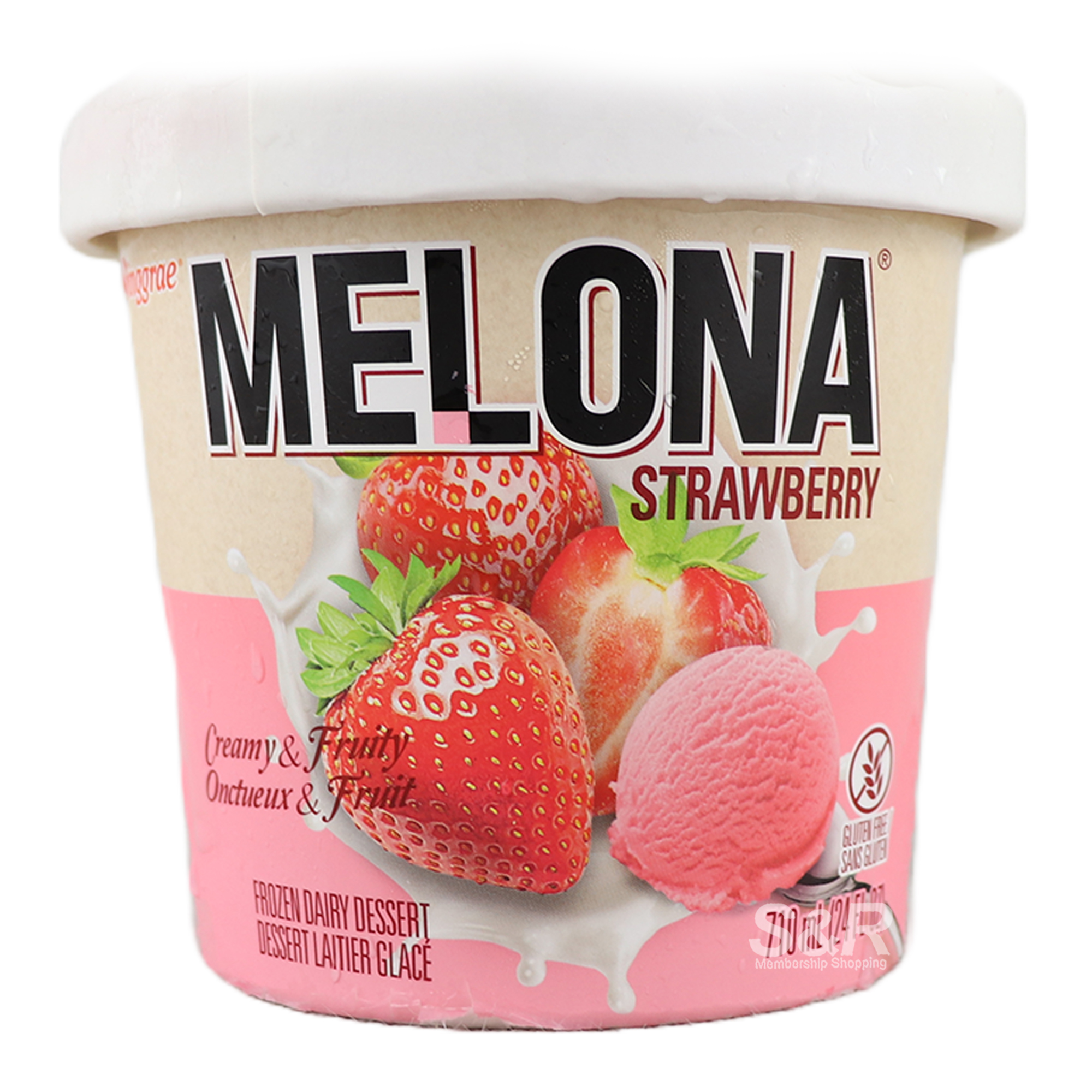 Melona Strawberry Ice Cream 710mL